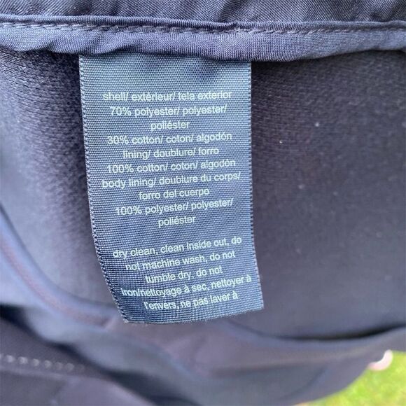 Tommy Hilfiger Women's Blue Knit Blazer Size 6 Two-Button Notch Lapel Heritage - Picture 5 of 6